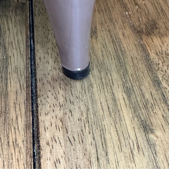 Like NEW Elle Sienna Lace Up Taupe Tan Suede Peep Toe High Heel Shoe / Size 7.5 - Picture 11 of 11